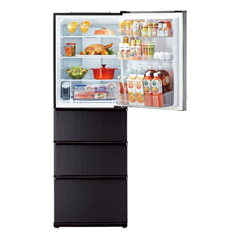 AQUA 4ドア冷蔵庫 AQR-V37K 2021年製 368L - キッチン家電