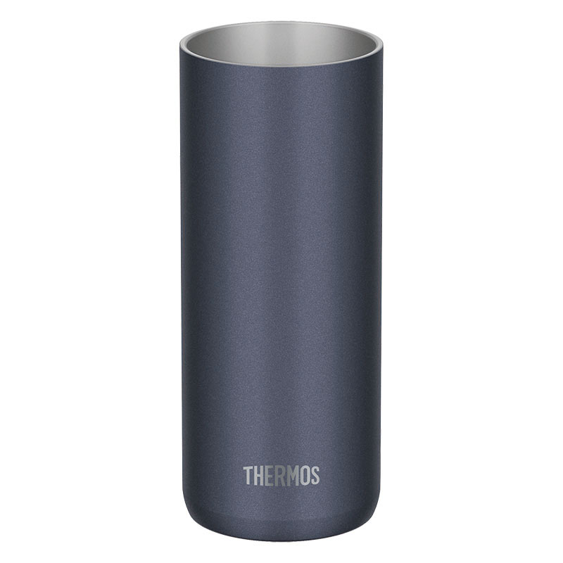 【お取り寄せ商品】真空断熱タンブラー 保温・保冷 420ml メタリックブラック JDW-420C・MBK