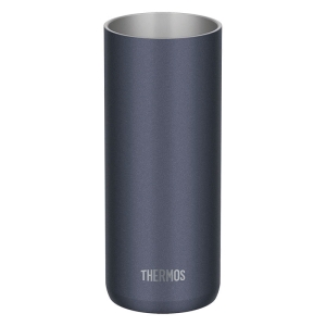 【お取り寄せ商品】真空断熱タンブラー 保温・保冷 420ml メタリックブラック JDW-420C・MBK