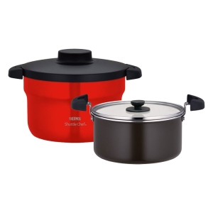 【お取り寄せ商品】真空保温調理器 シャトルシェフ 2.8L アーバンレッド KBJー3002