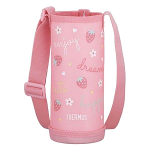 ボトルポーチ 約500mlサイズ用 ライトピンク