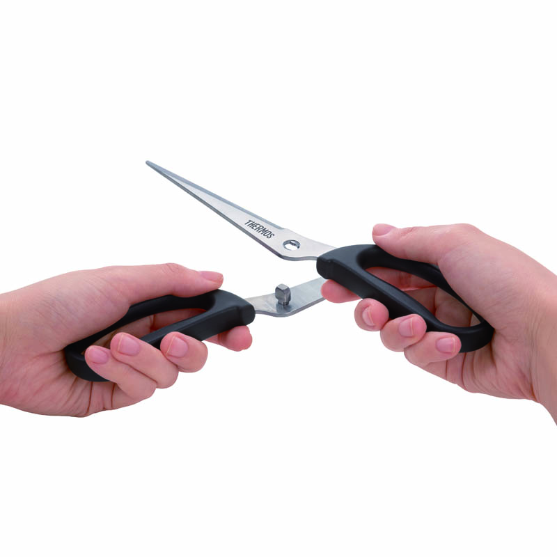 キッチンバサミ ストレート ブラック