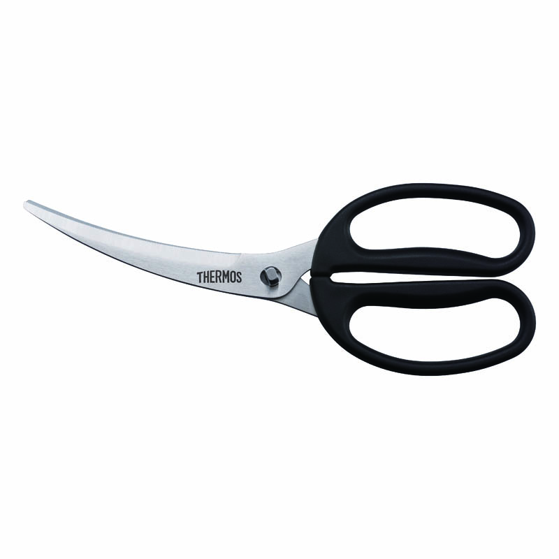 キッチンバサミ カーブ ブラック