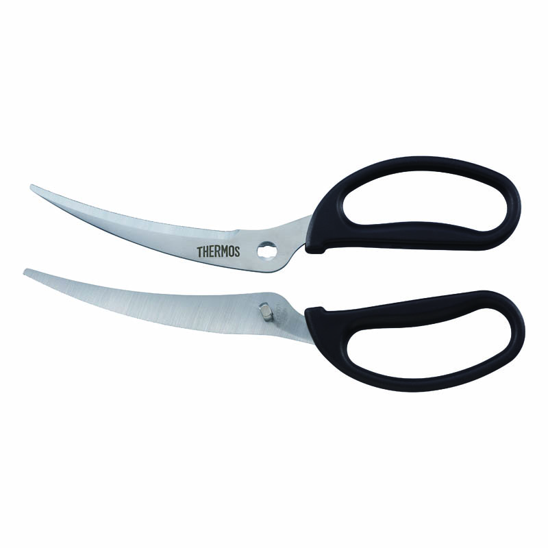 キッチンバサミ カーブ ブラック