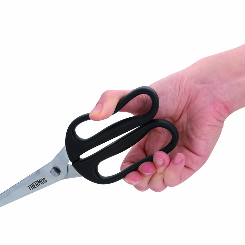 キッチンバサミ カーブ ブラック