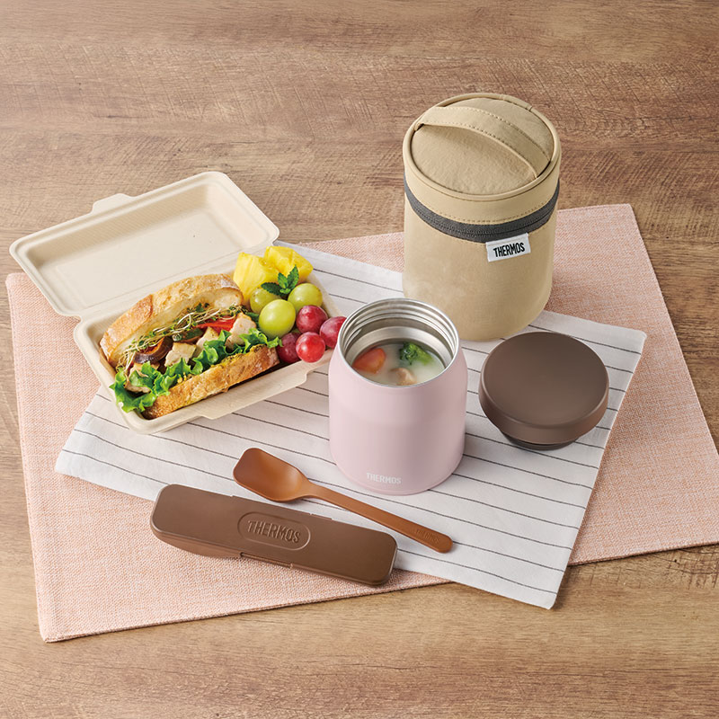 【お取り寄せ商品】真空断熱スープジャー 300ml ソフトピンク