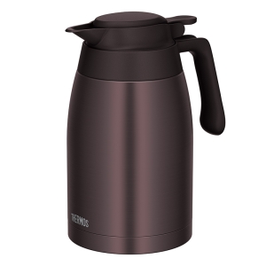 ステンレスポット 1.5L 保温・保冷 ブラウン