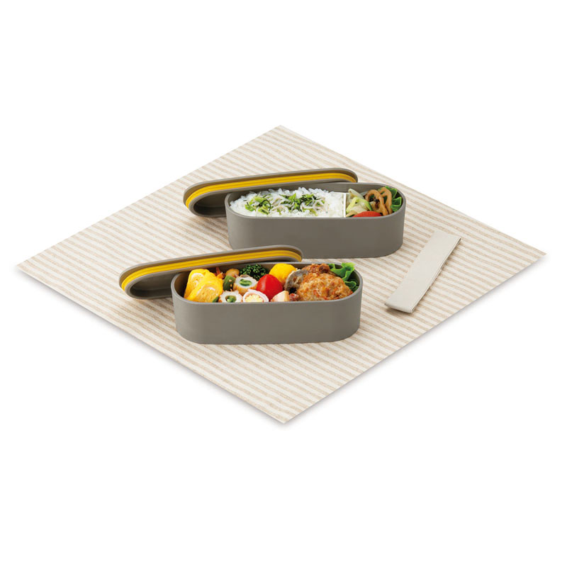 フレッシュランチボックス 600ml モカ