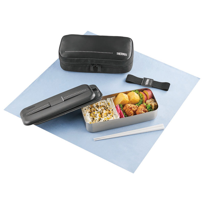 フレッシュランチボックス 700ml ドットブラック