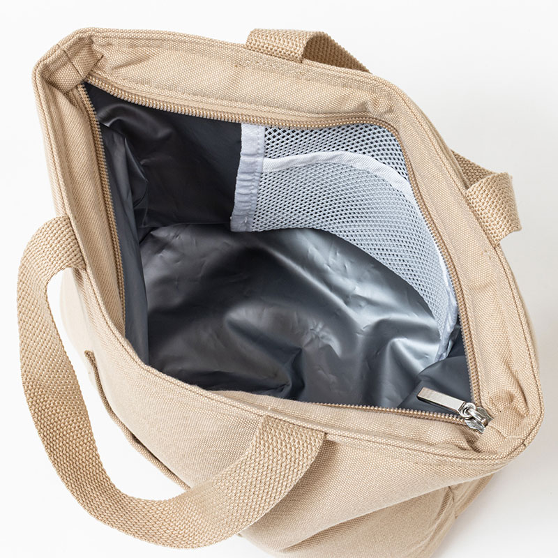 保冷ランチバッグ ベージュ 4L