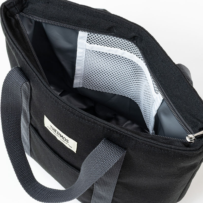 保冷ランチバッグ ブラック 7L