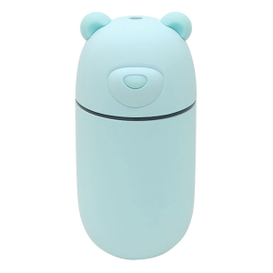 USBポート付きクマ型ミニ加湿器 「うるくまさん」 280ml PH180902 ブルー
