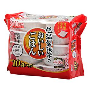 アイリスフーズ 低温製法米のおいしいごはん 国産米 100% (150g×10パック)