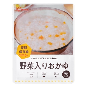 災対食野菜入りおかゆ 250g