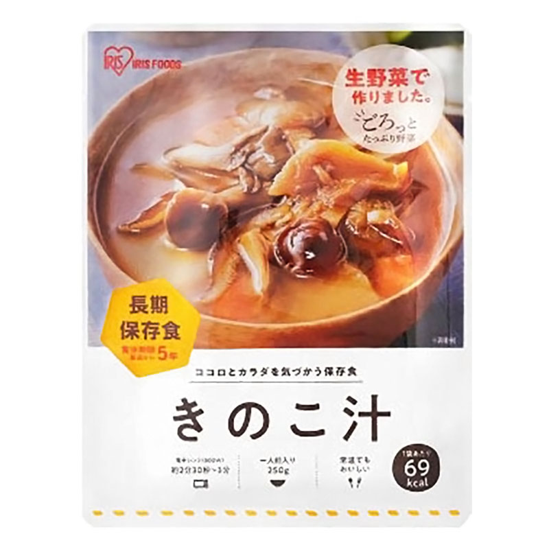 【お取り寄せ商品】災対食きのこ汁 250g