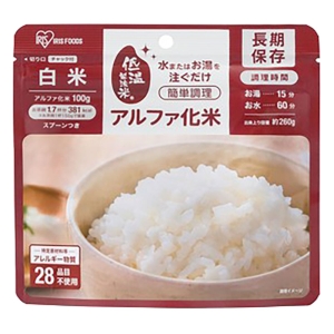 アルファ化米 白米 100g