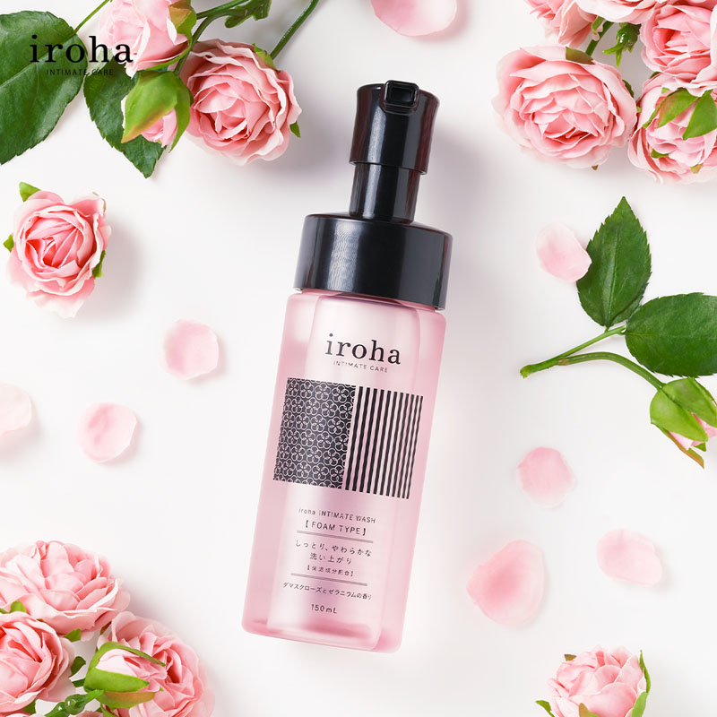 インティメートウォッシュ 泡タイプ デリケートゾーン専用 ダマスクローズとゼラニウムの香り 150ml