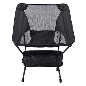 らくらく収納チェアー ブラック