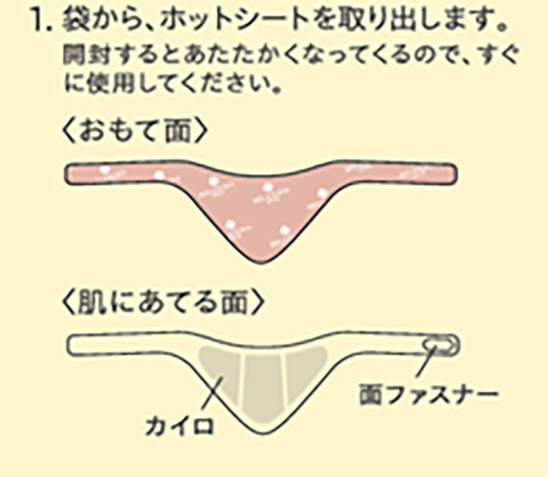 ウォームネックシート 無香料 5枚入