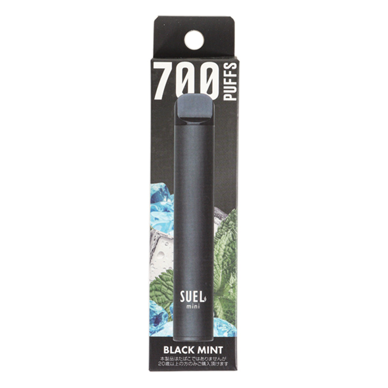 使い捨て電子タバコ SUEL mini ブラックミント