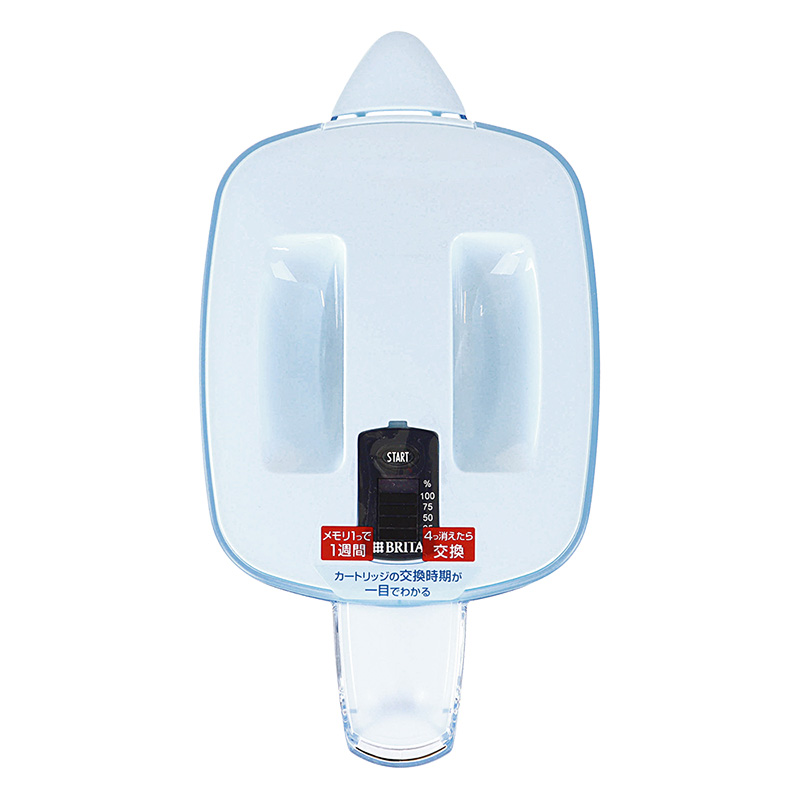 ポット型浄水器 カートリッジ2個付き KBLQCB2M