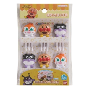 ニコニコフォークピック 6本入(3種各2本)それいけ！アンパンマン