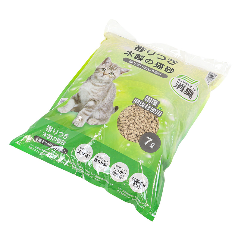 香り付き木製猫砂  7L