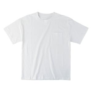 メンズ・ポケット付き半袖Ｔシャツ ホワイト