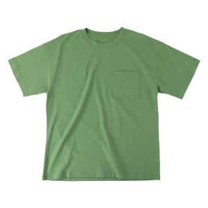 メンズ・ポケット付き半袖Ｔシャツ グリーン