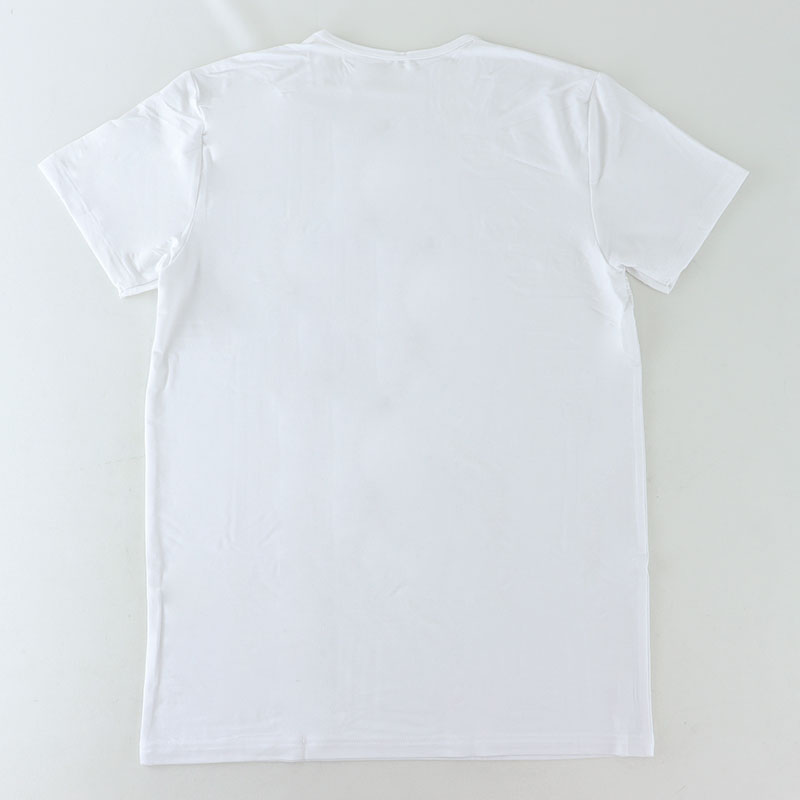 紳士 吸湿発熱インナー(半袖V首)ホワイト