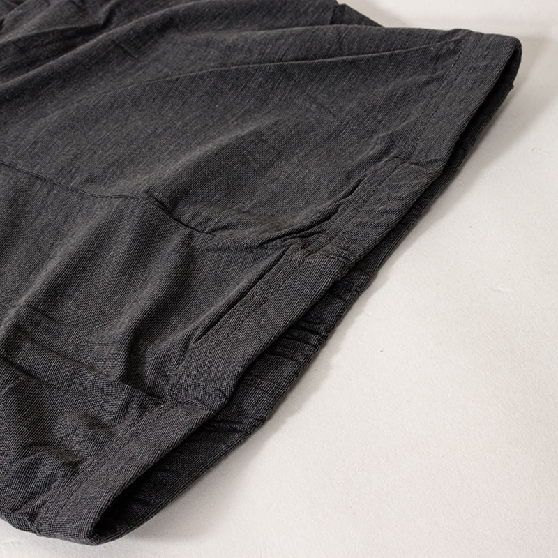 婦人 吸湿発熱インナー(レギンス)杢チャコール