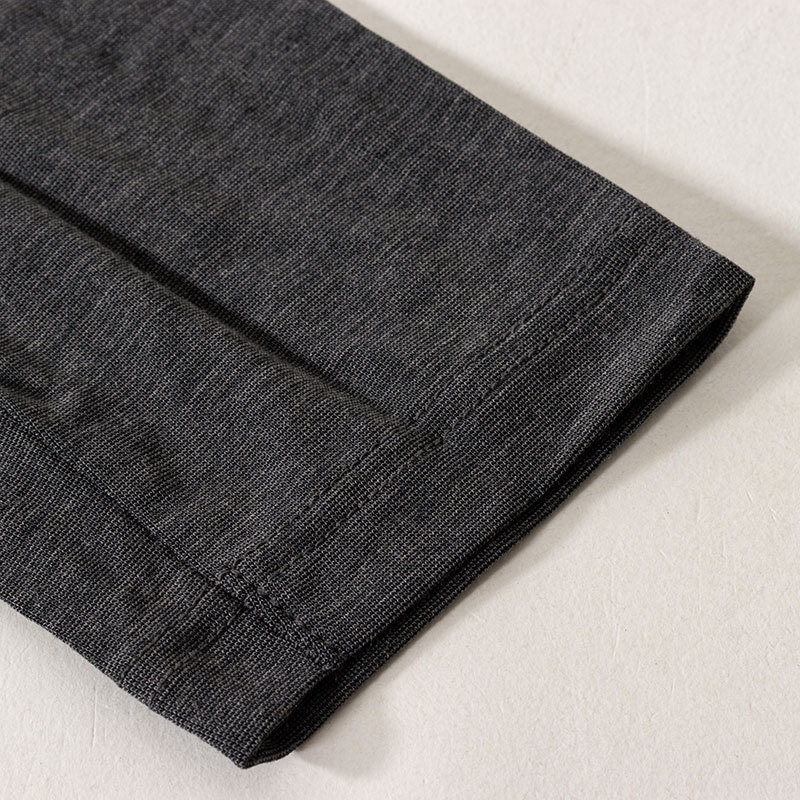 婦人 吸湿発熱インナー(レギンス)杢チャコール