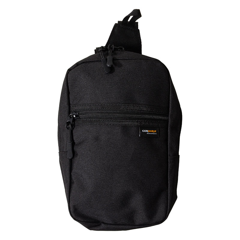 高耐久撥水 ボディバッグ 2.3L ブラック