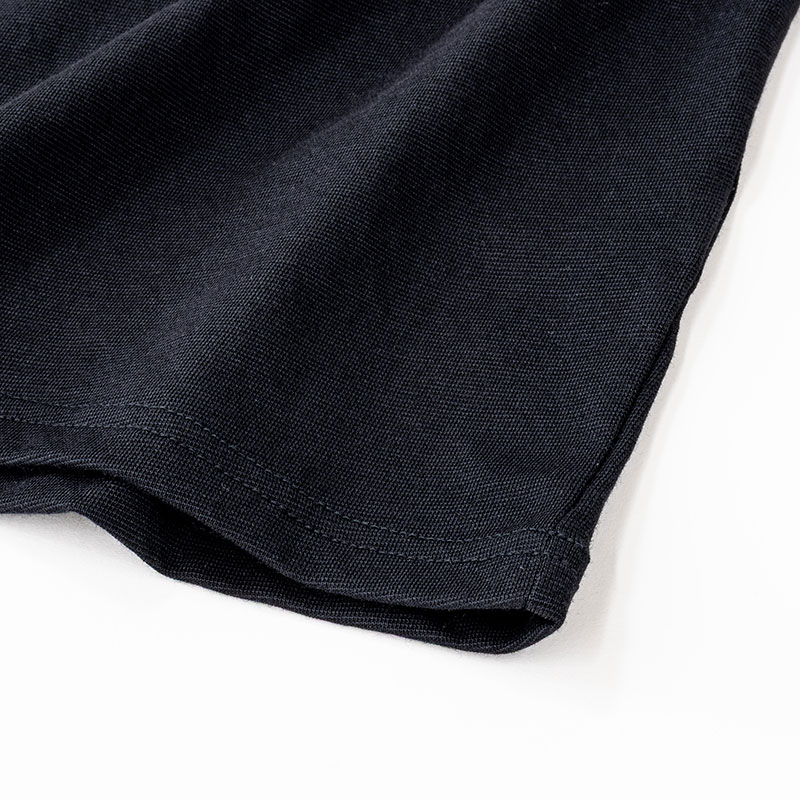 メンズ 吸汗速乾インナー 2枚組 半袖 丸首 ブラック