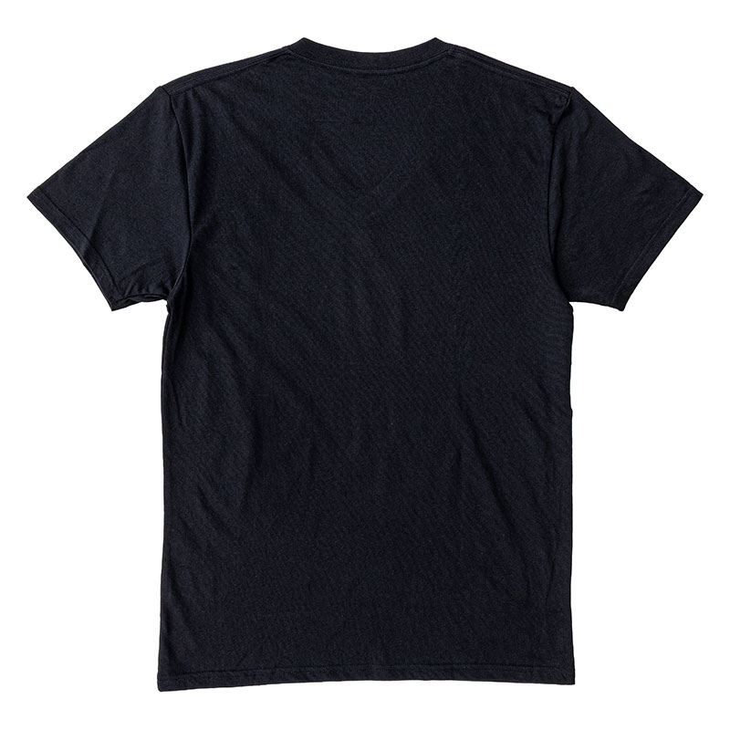 メンズ 吸汗速乾インナー 2枚組 半袖 V首 ブラック