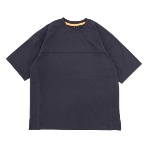 メンズ ドットメッシュ半袖Tシャツ チャコール
