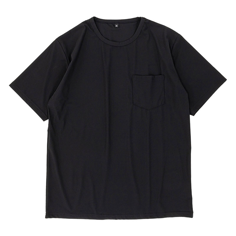 メンズ 冷感半袖Tシャツ ブラック