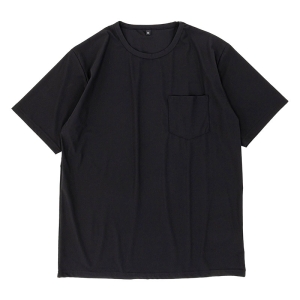 メンズ 冷感半袖Tシャツ ブラック