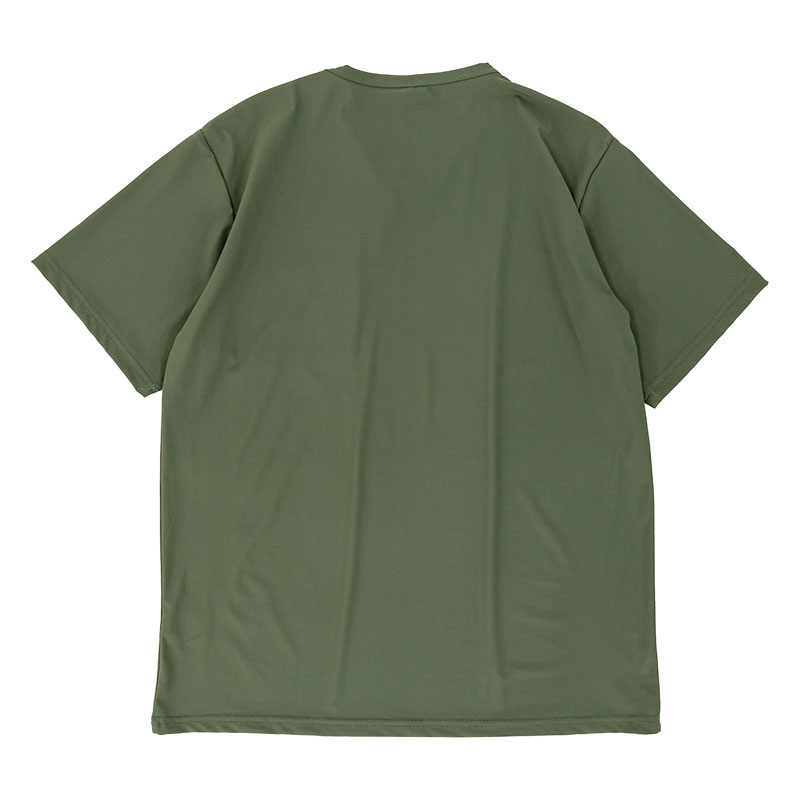 メンズ 冷感半袖Tシャツ カーキ