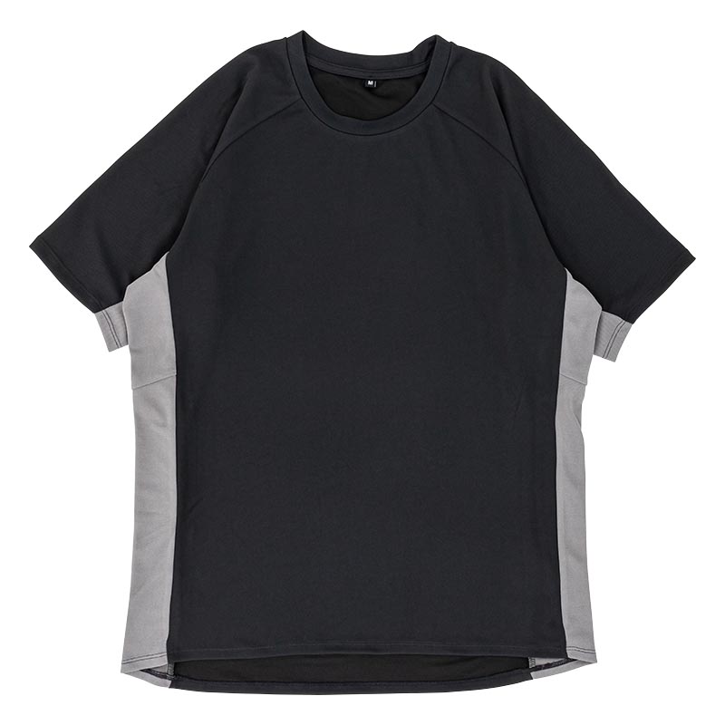 メンズ 汗じみ防止 半袖Ｔシャツ ブラック