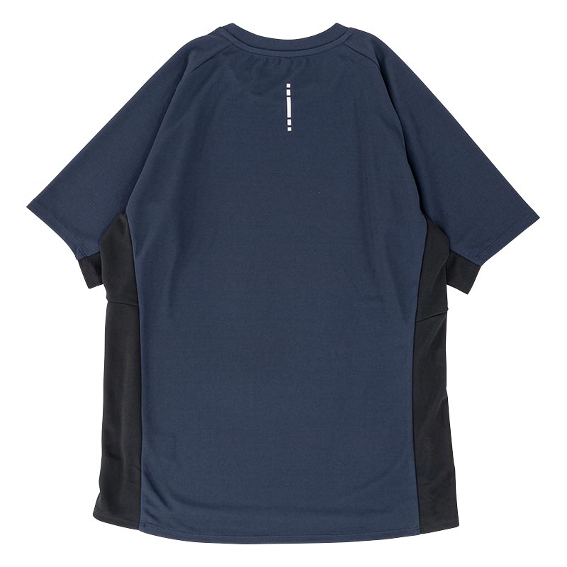 メンズ 汗じみ防止 半袖Ｔシャツ ネイビー