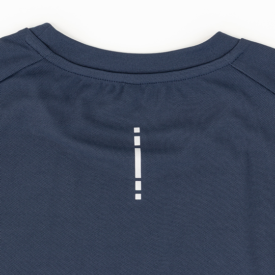 メンズ 汗じみ防止 半袖Ｔシャツ ネイビー