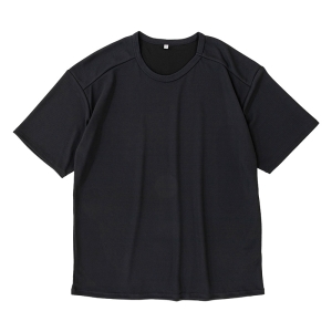レディース 汗じみ防止 半袖Ｔシャツ ブラック