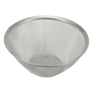 ステンレス製 ボウル型ザル 24cm 足付(LD-383)