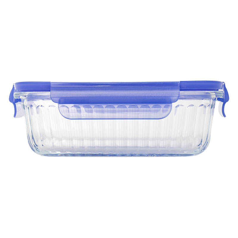 保存容器 耐熱ガラス バルブ付 長方形 590ml