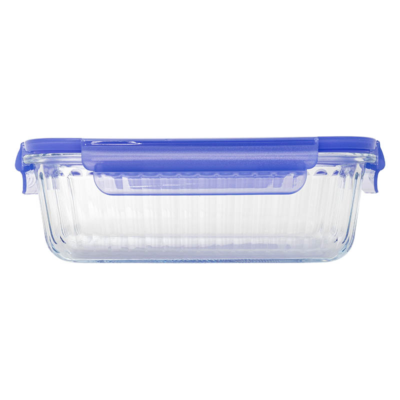 保存容器 耐熱ガラス バルブ付 長方形 980ml