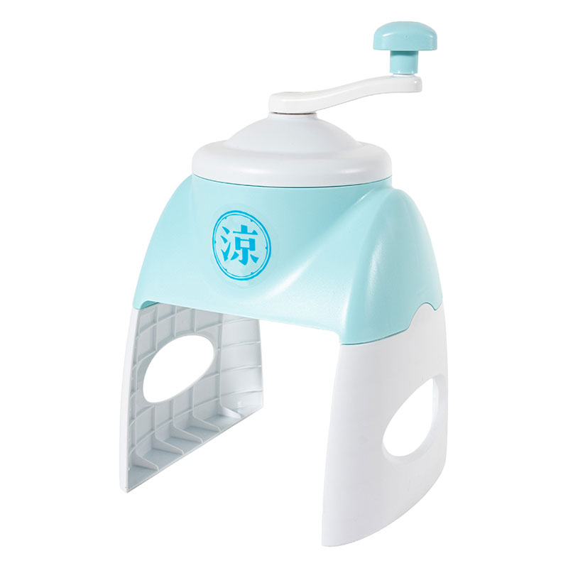 涼家 手動 かき氷器 シャリっとタイプ 製氷カップ付 ブルー