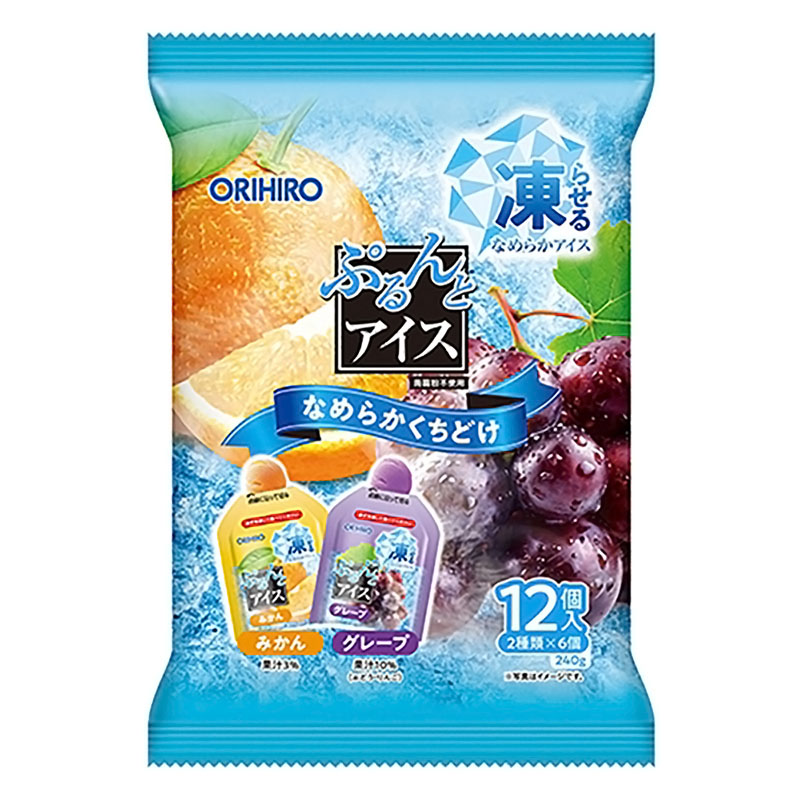 ぷるんとアイス みかん＋グレープ 20g×12個入