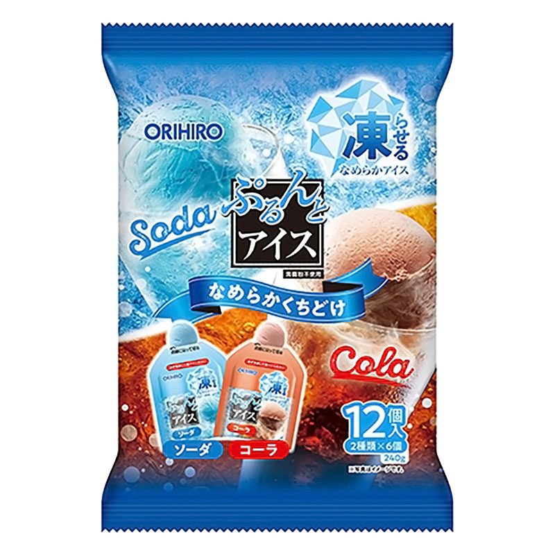 ぷるんとアイス ソーダ＋コーラ 20g×12個入