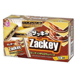 ザッキー ピーナツチョコウェハース 7個入